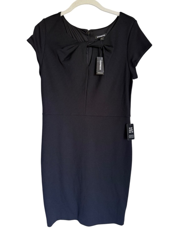 Express Dresses & Skirts - Express Black Dress with Bow Neck Size M